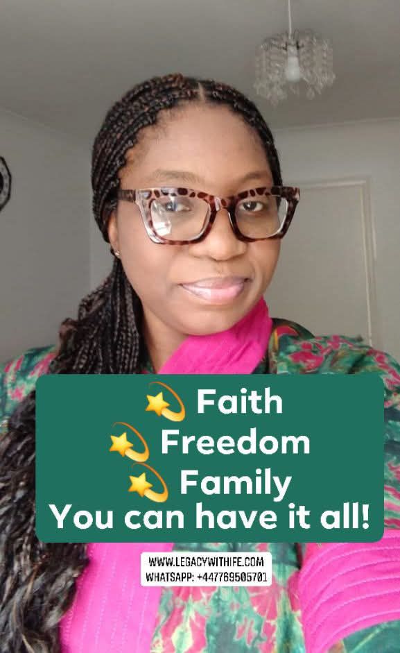 Digital Legacy with Ìfé Olú Facebook ad: Build a life where your values lead, your…