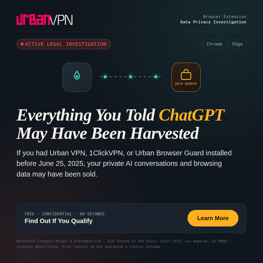Injury Claims Facebook ad