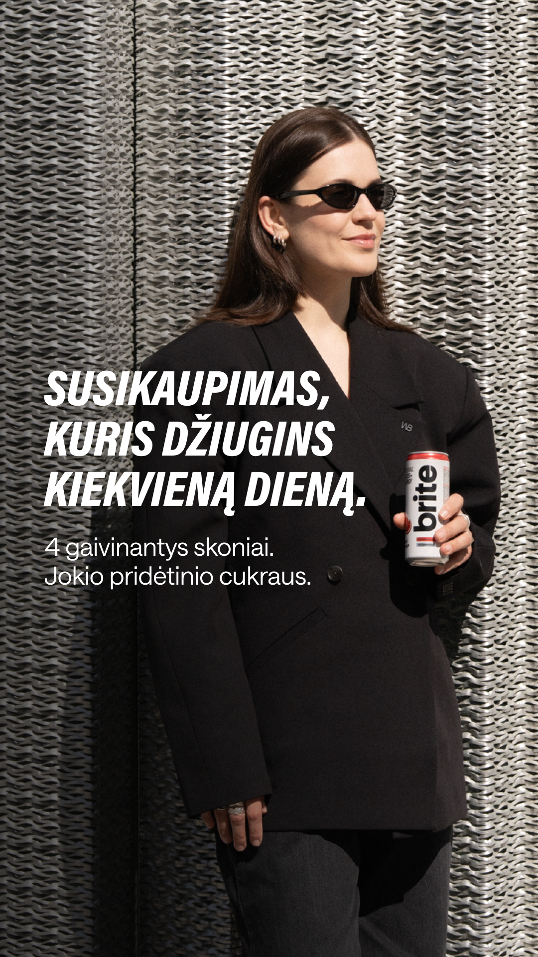 Brite Facebook ad: Geriau nei kava. Sveikiau nei energiniai.