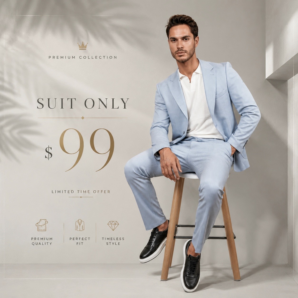 Flamingo Fits Facebook ad: Graduation Suit Sale Lebanon 2026