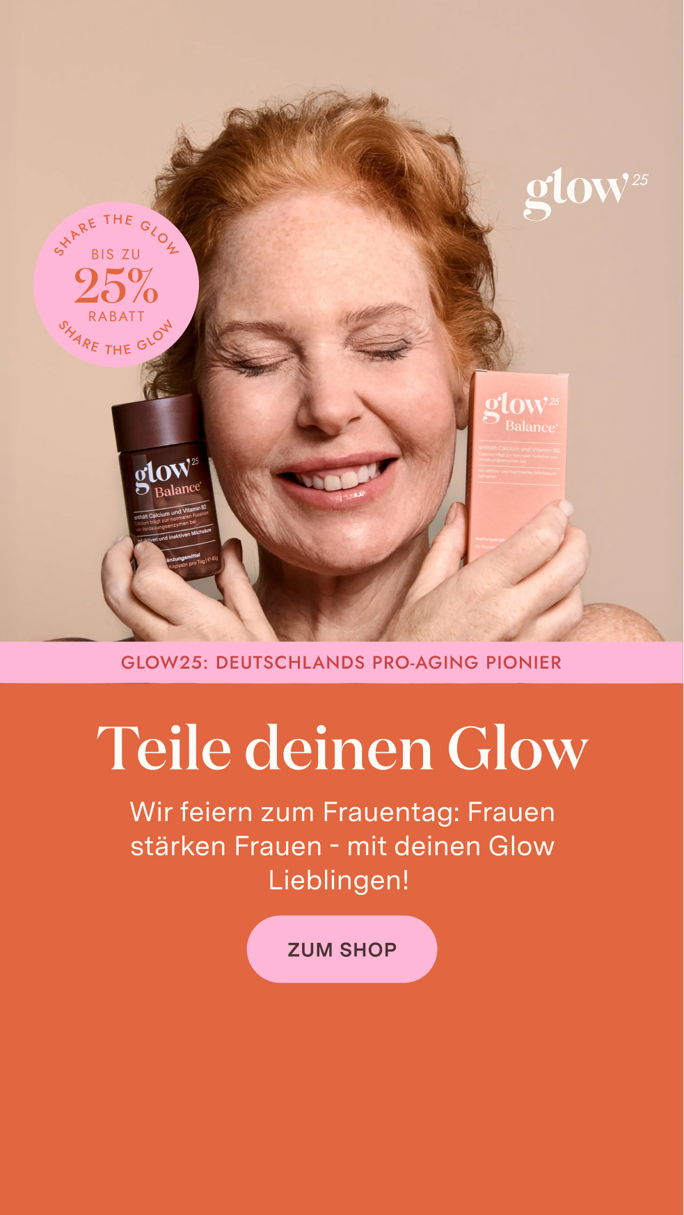 Glow25 - The Collagen Company Facebook ad