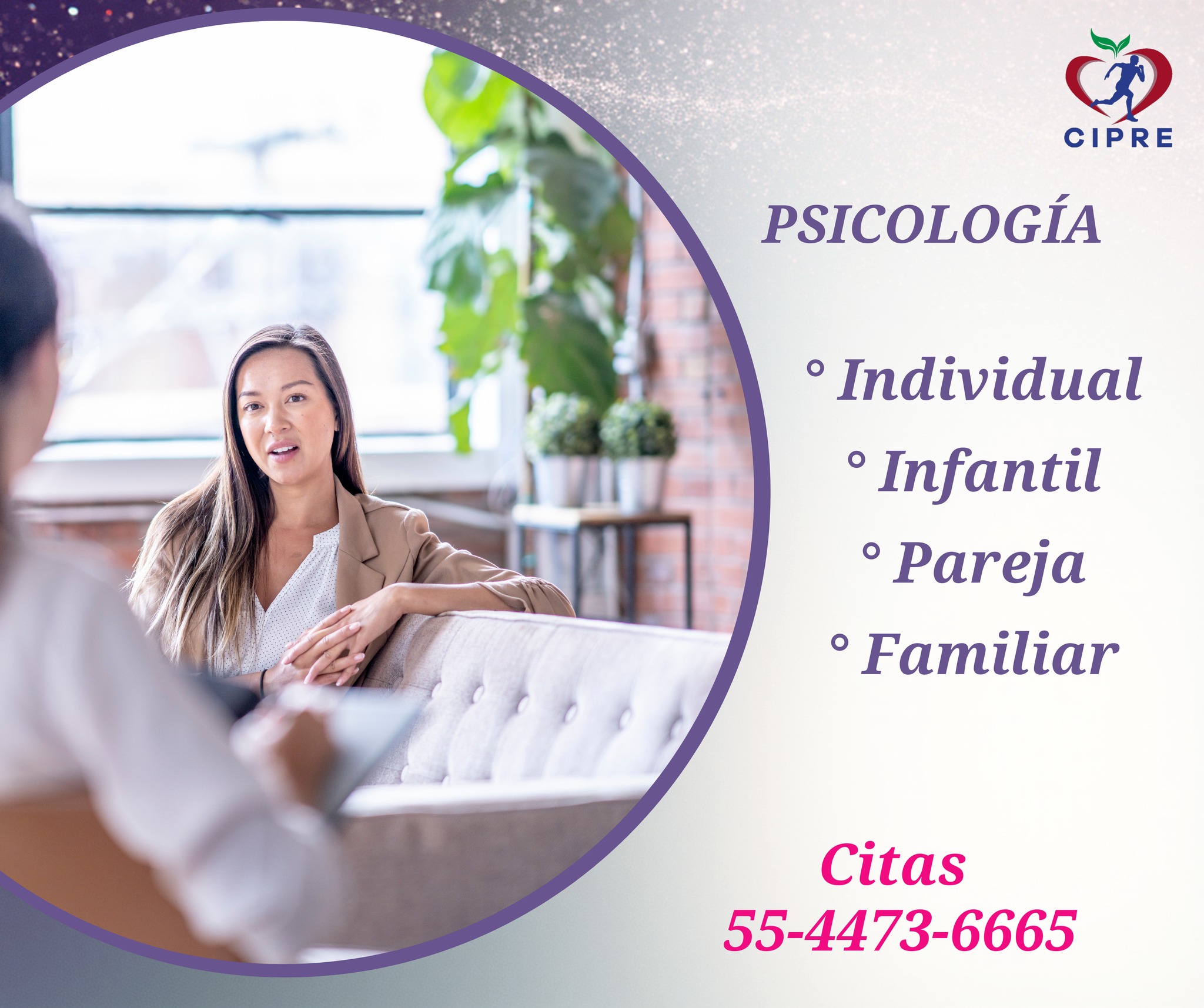 CIPREMx Tezontle Facebook ad: Terapia Psicológica de alta calidad.