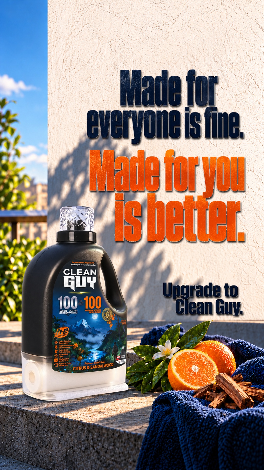 Clean Guy Facebook ad: You're a dude, not a lilac.