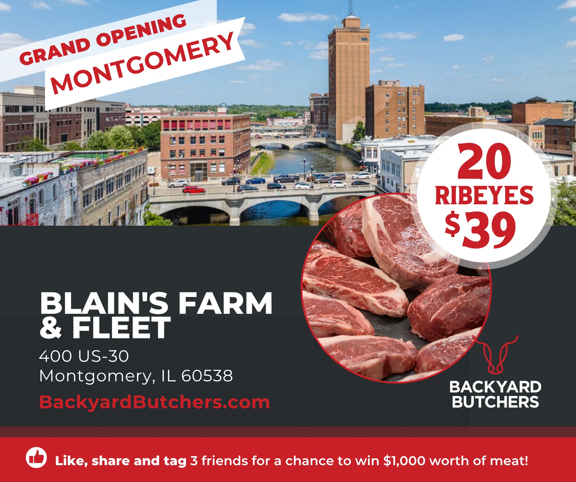 Backyard Butchers Facebook ad