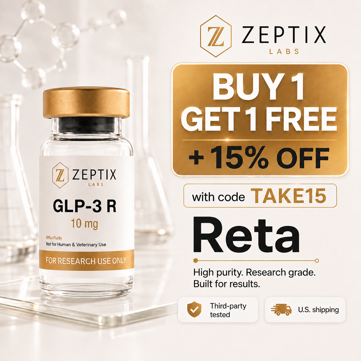 Zeptix Facebook ad: Buy One, Get One Free, Limited Time!