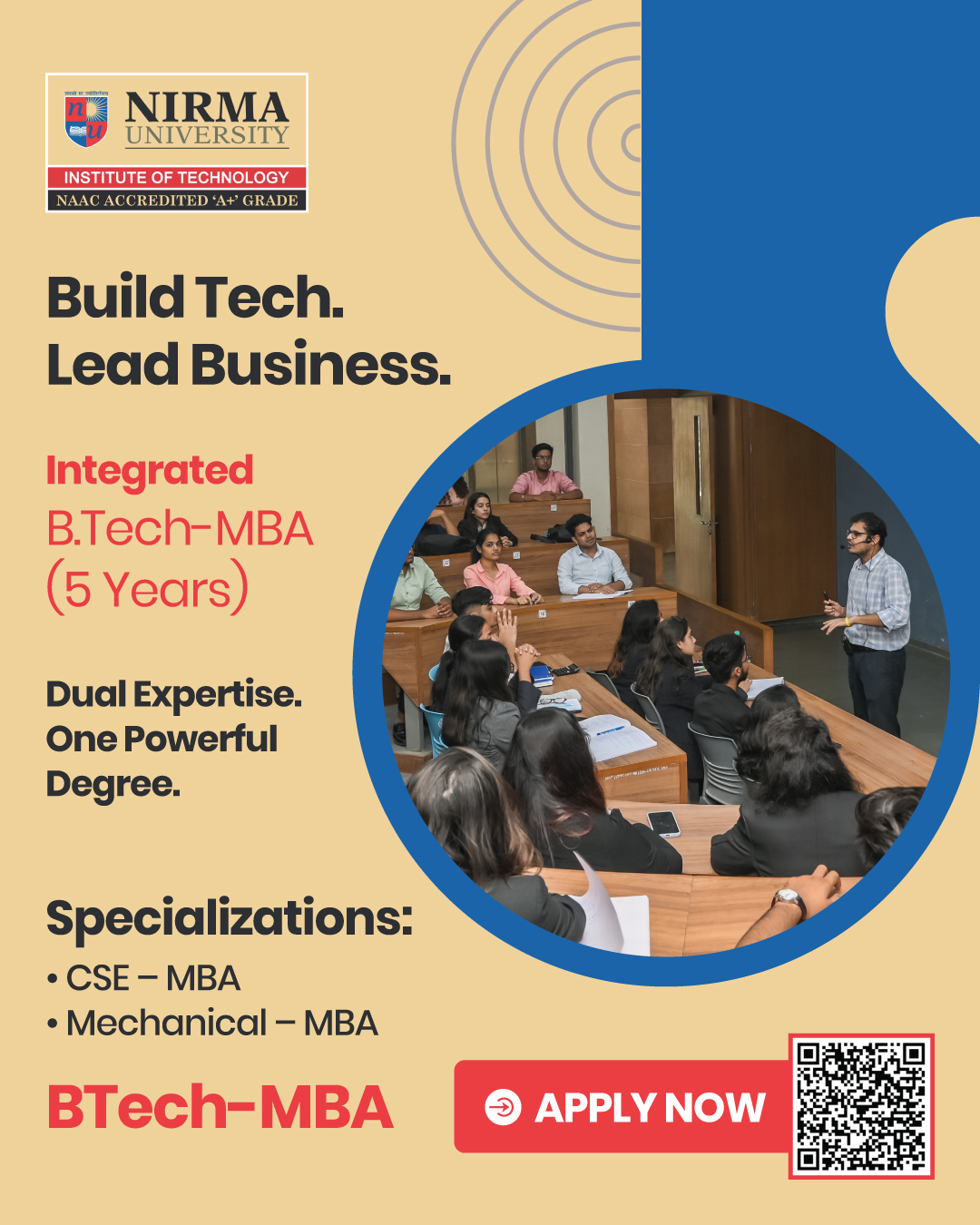 Institute of Technology, Nirma University Facebook ad
