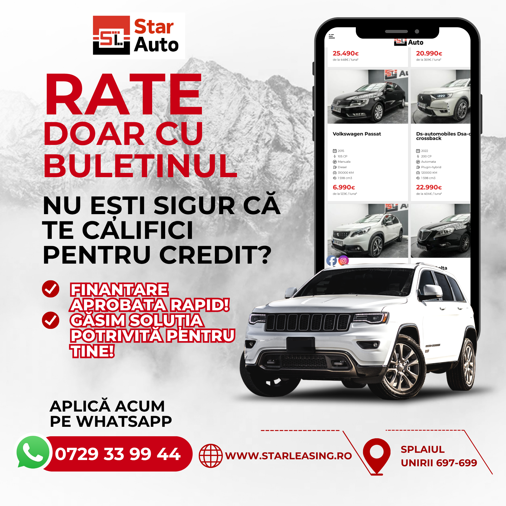 Star Auto Rulate Facebook ad
