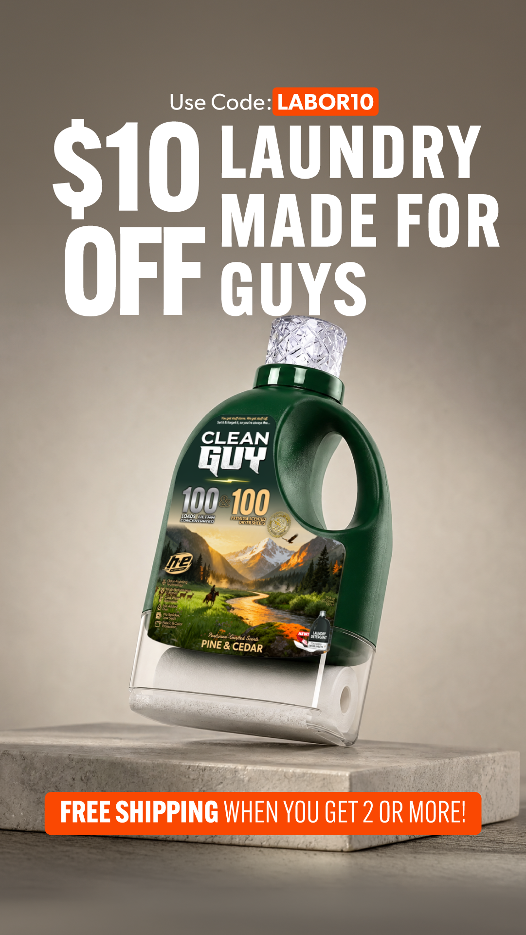 Clean Guy Facebook ad
