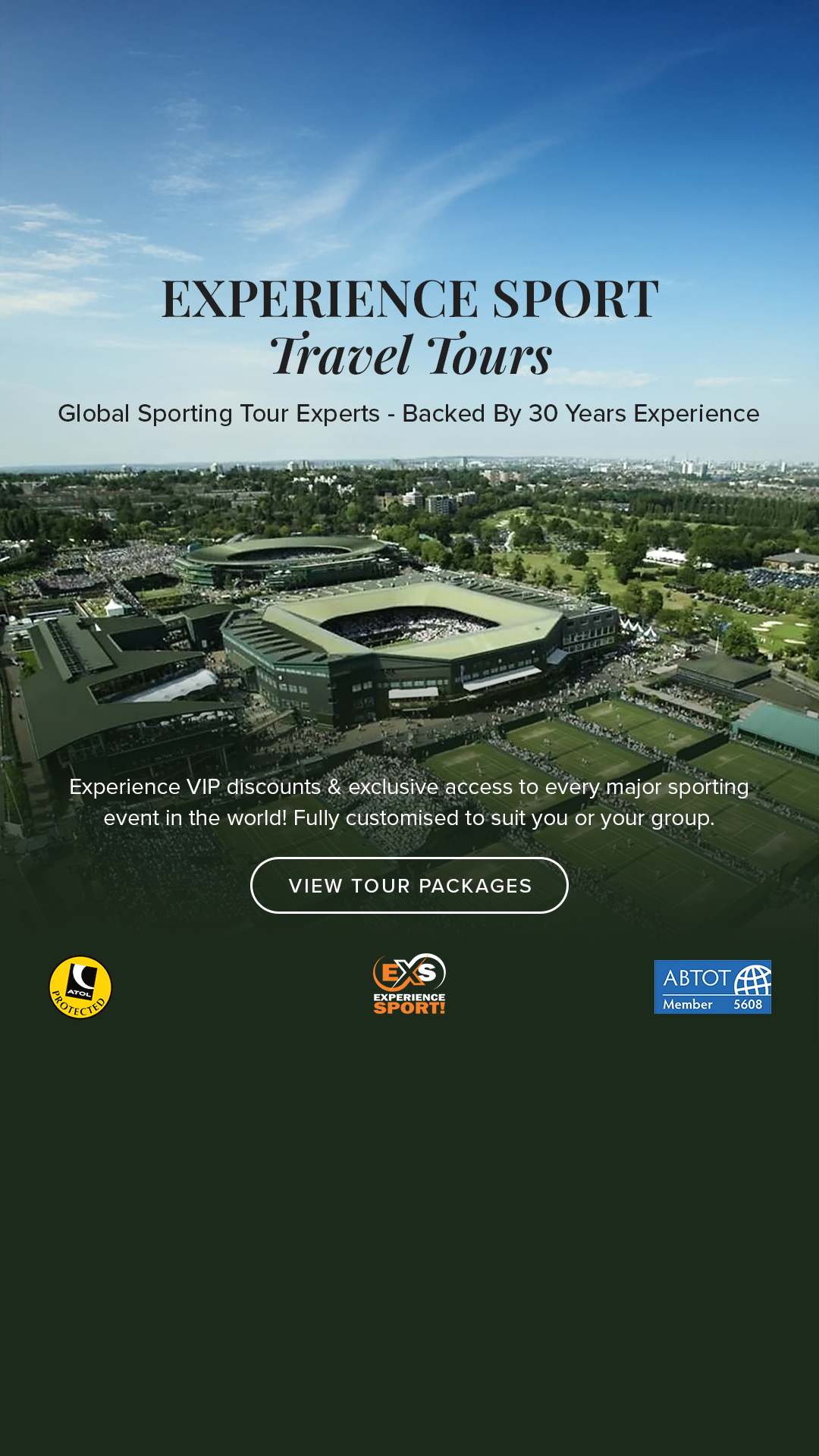 Experience Sport Travel UK Facebook ad from Feb 26, 2026