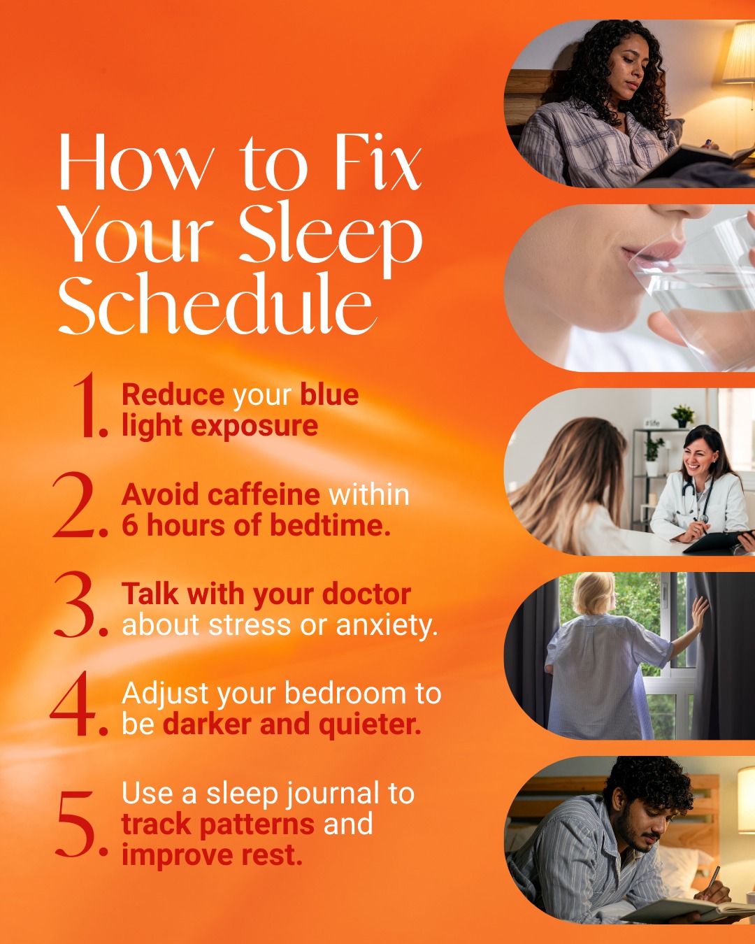 Better Sleep Council Facebook ad: How to Fix Your Sleep Schedule