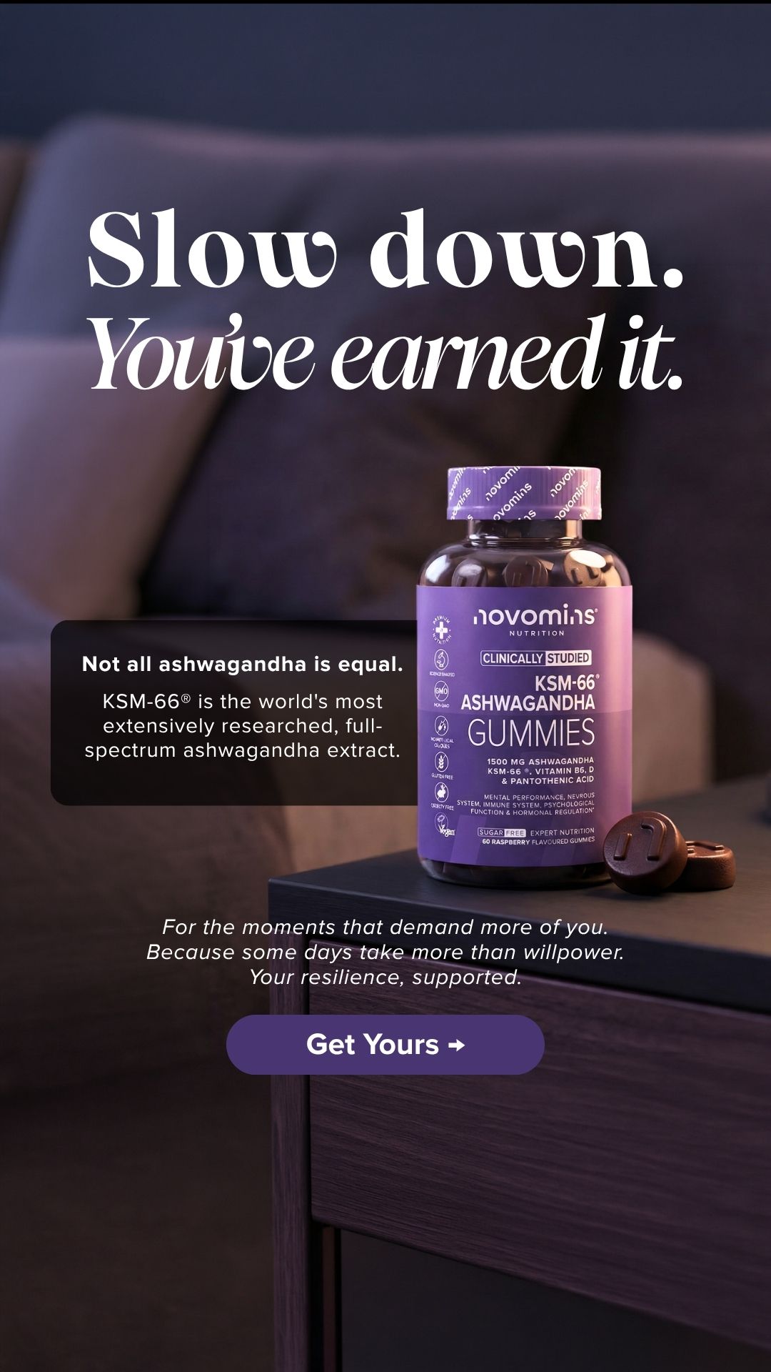 Novomins Nutrition Facebook ad