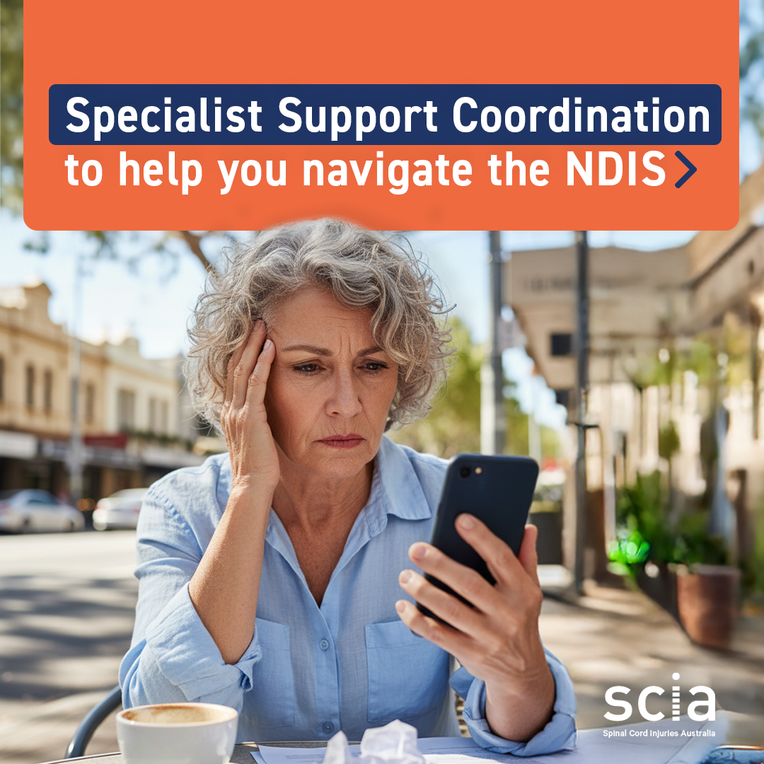 Spinal Cord Injuries Australia Facebook ad: If your NDIS needs are complex, you don’t…