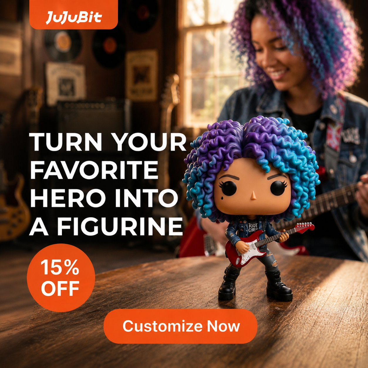 Jujubit.ai Facebook ad: Customize Now