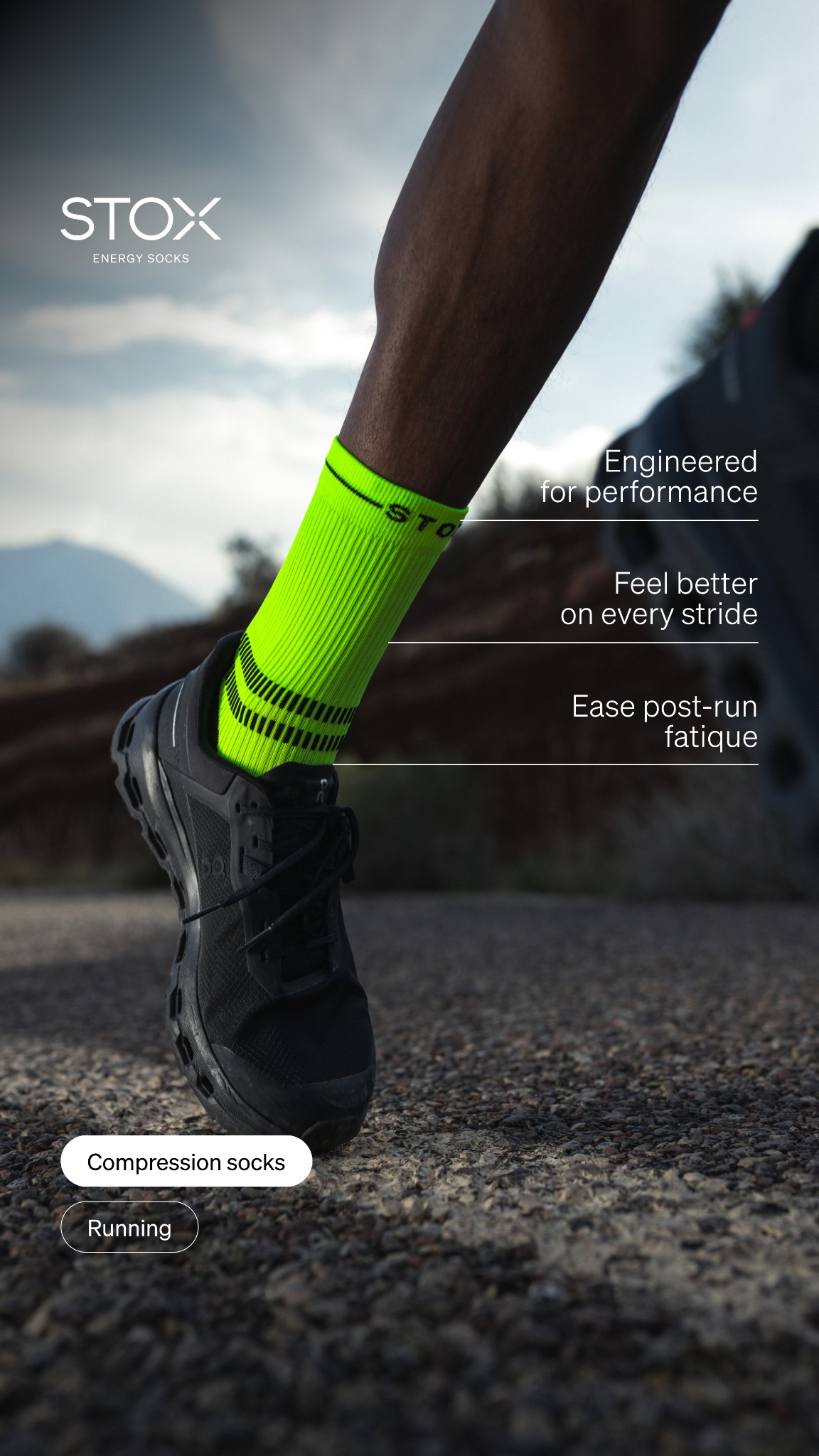 STOX Energy Socks Facebook ad