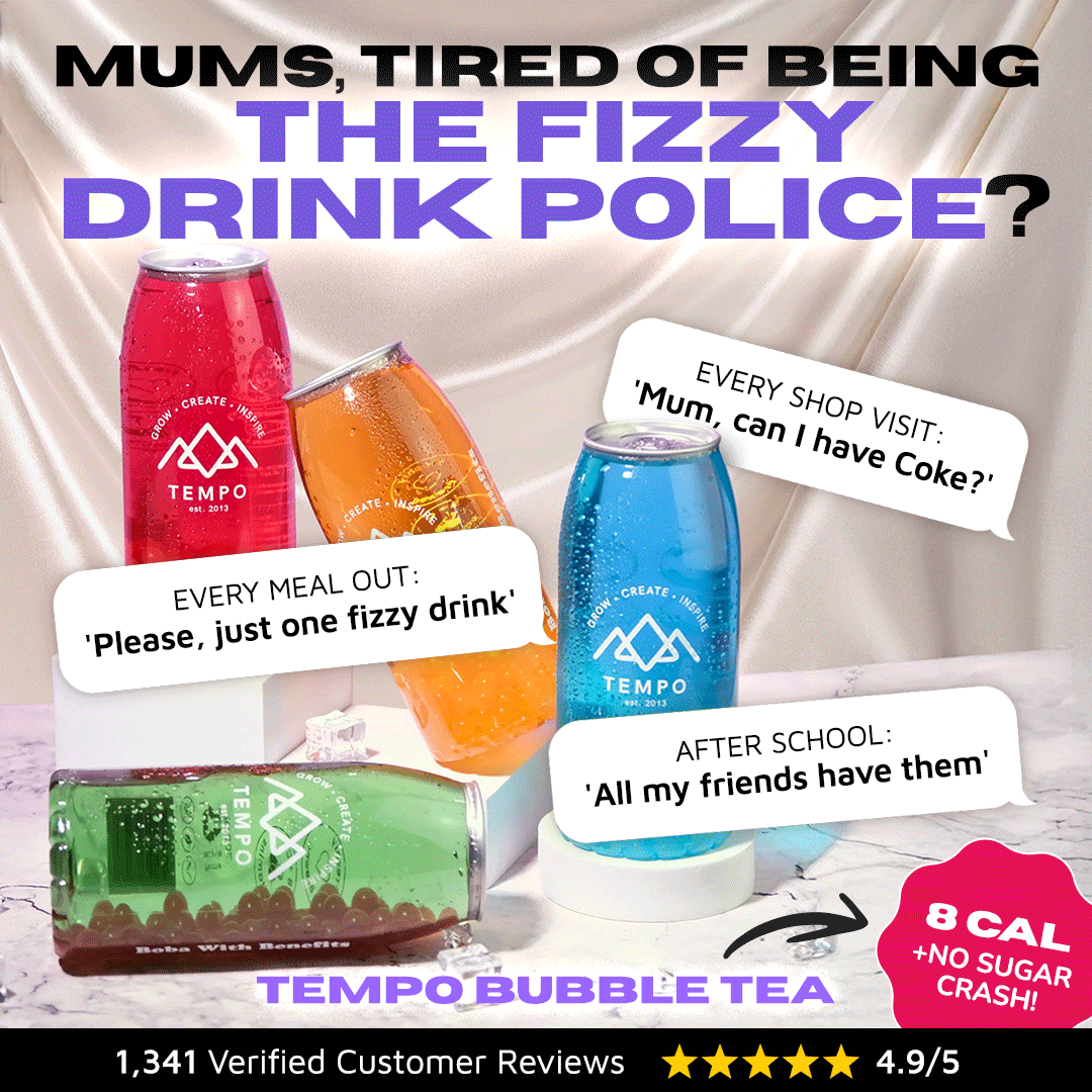 Tempo Tea Bar Facebook ad