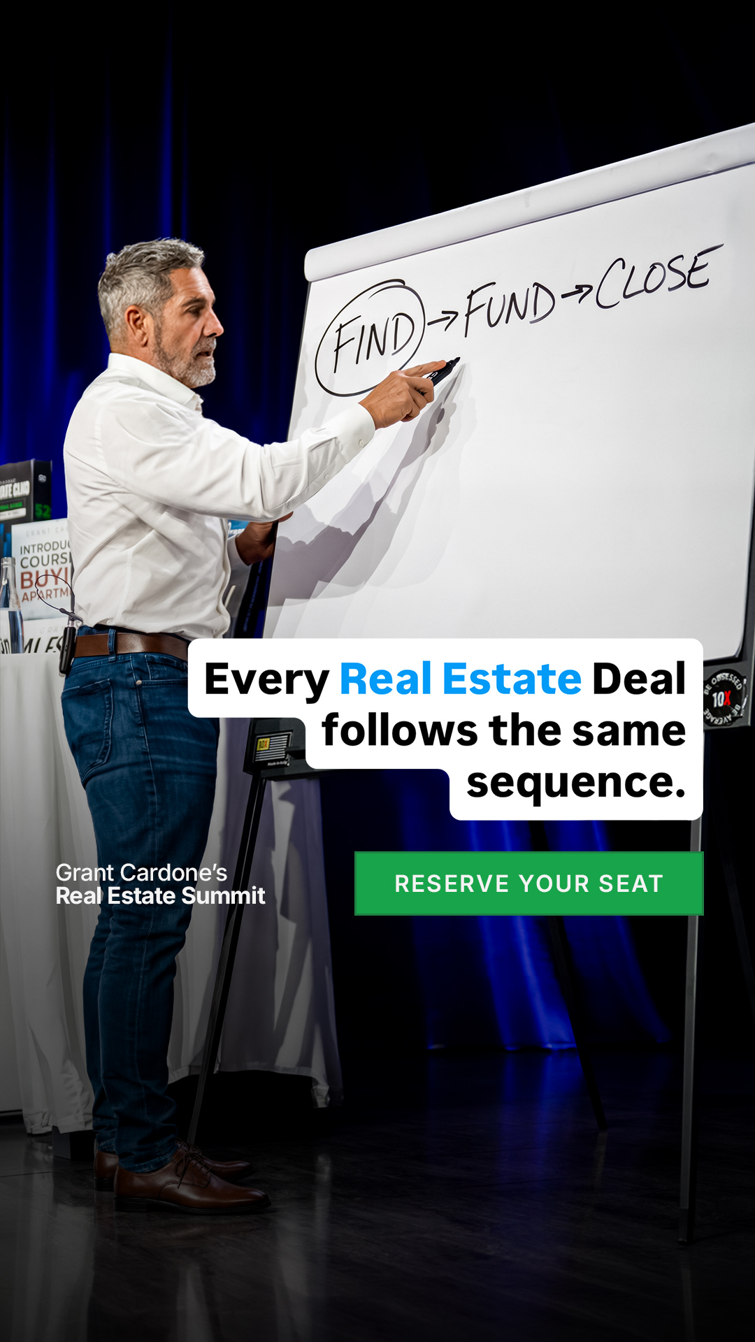 Grant Cardone Facebook ad: Two Days In The Room. Oct 26.