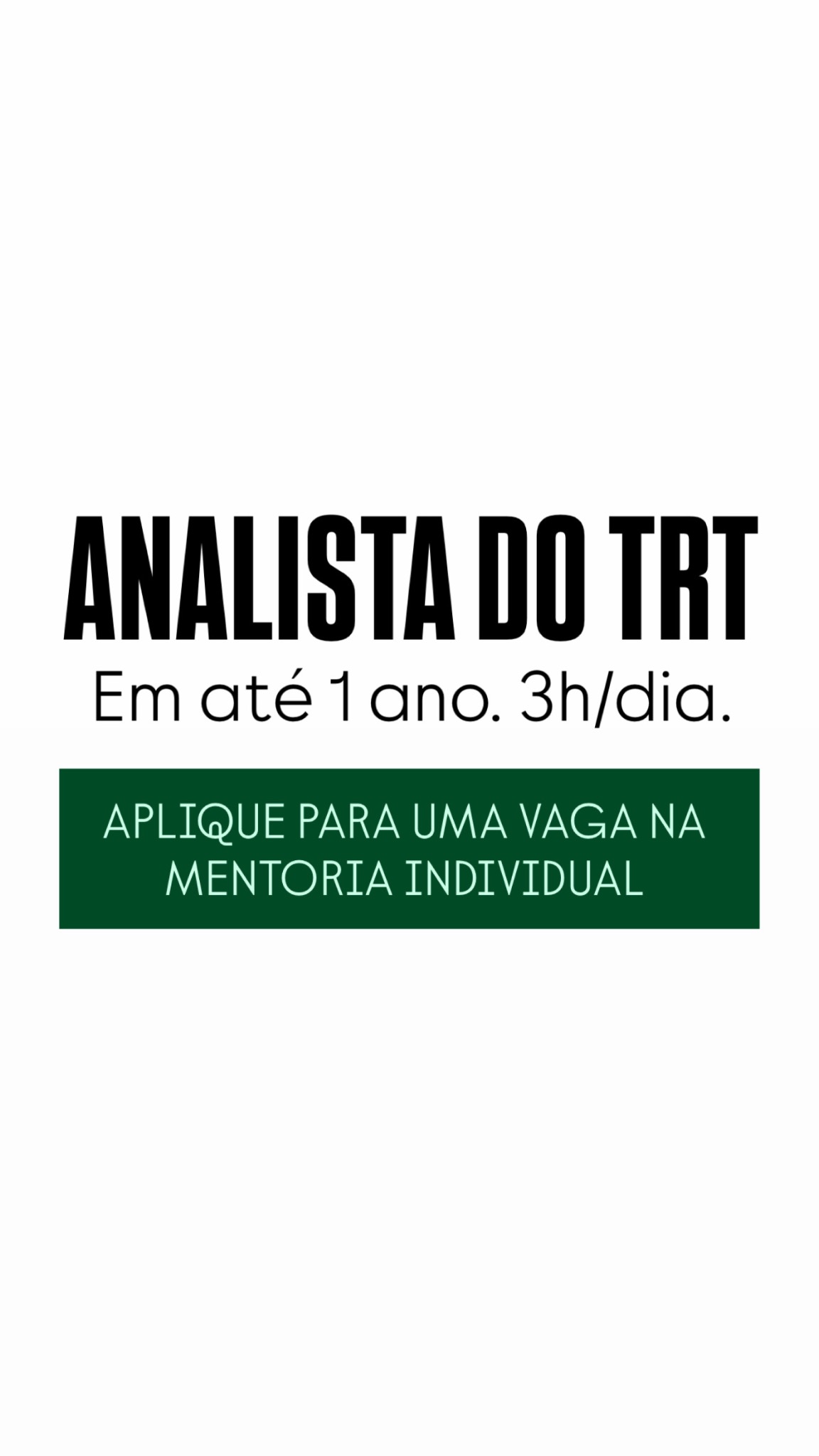 Mentoria Tribunal do Trabalho Facebook ad