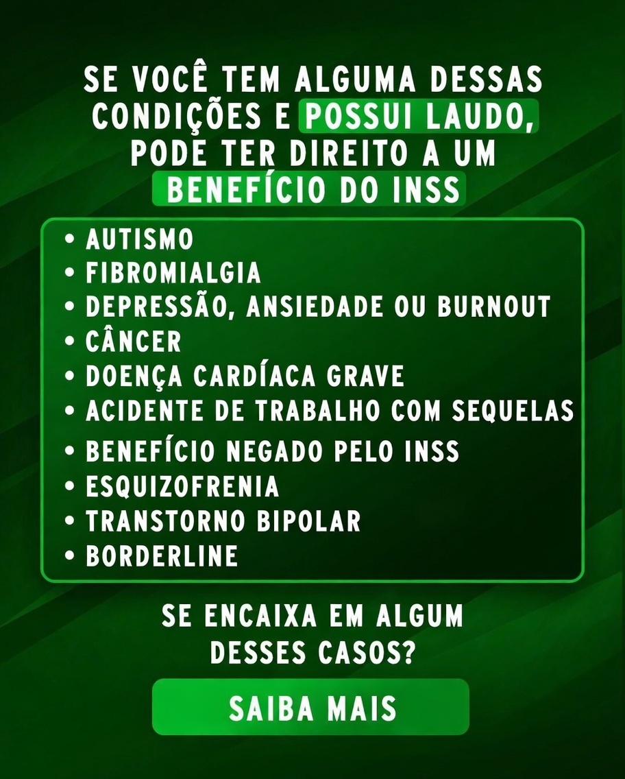 Robson Freitas Advocacia Facebook ad: SAIBA MAIS