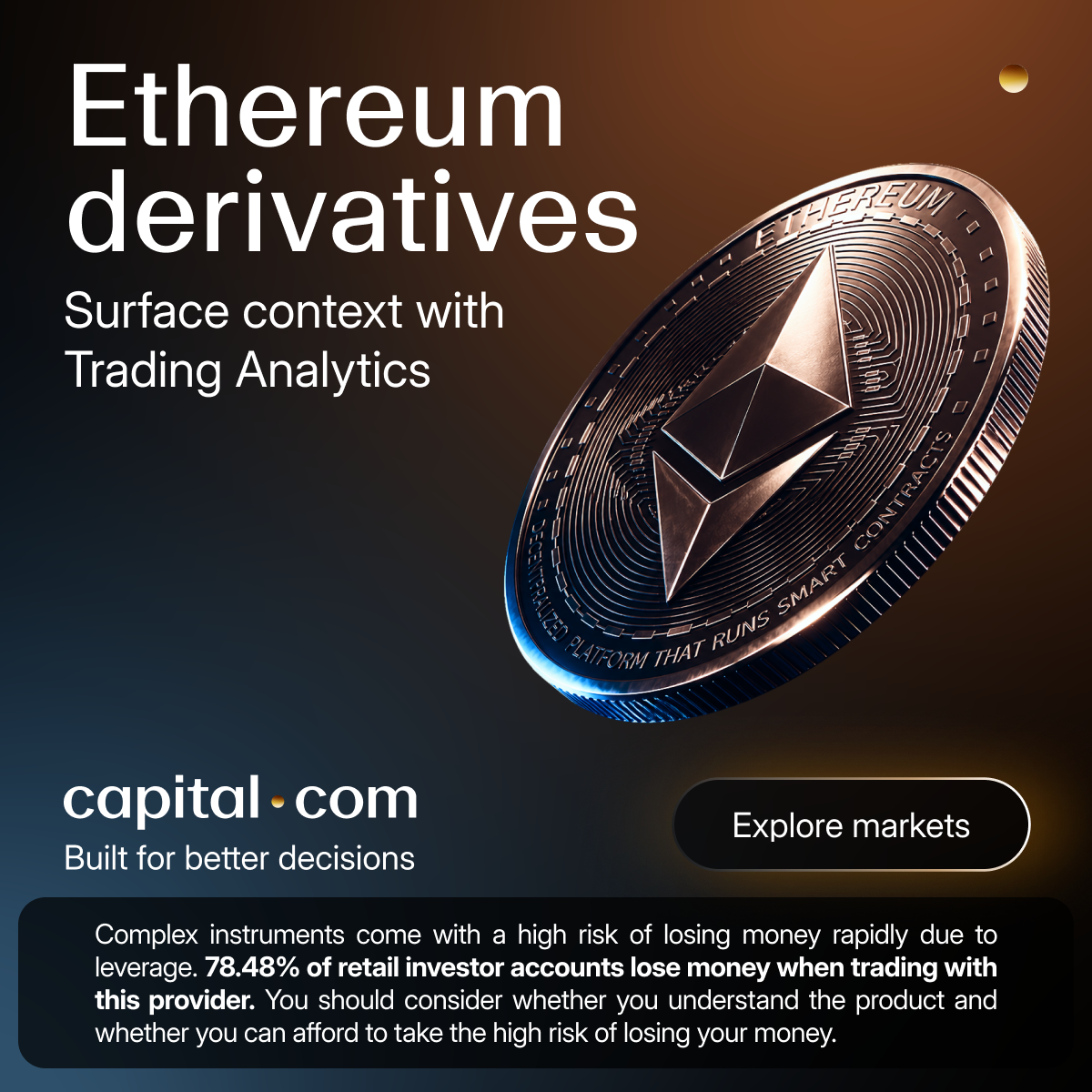 Capital.com International Facebook ad