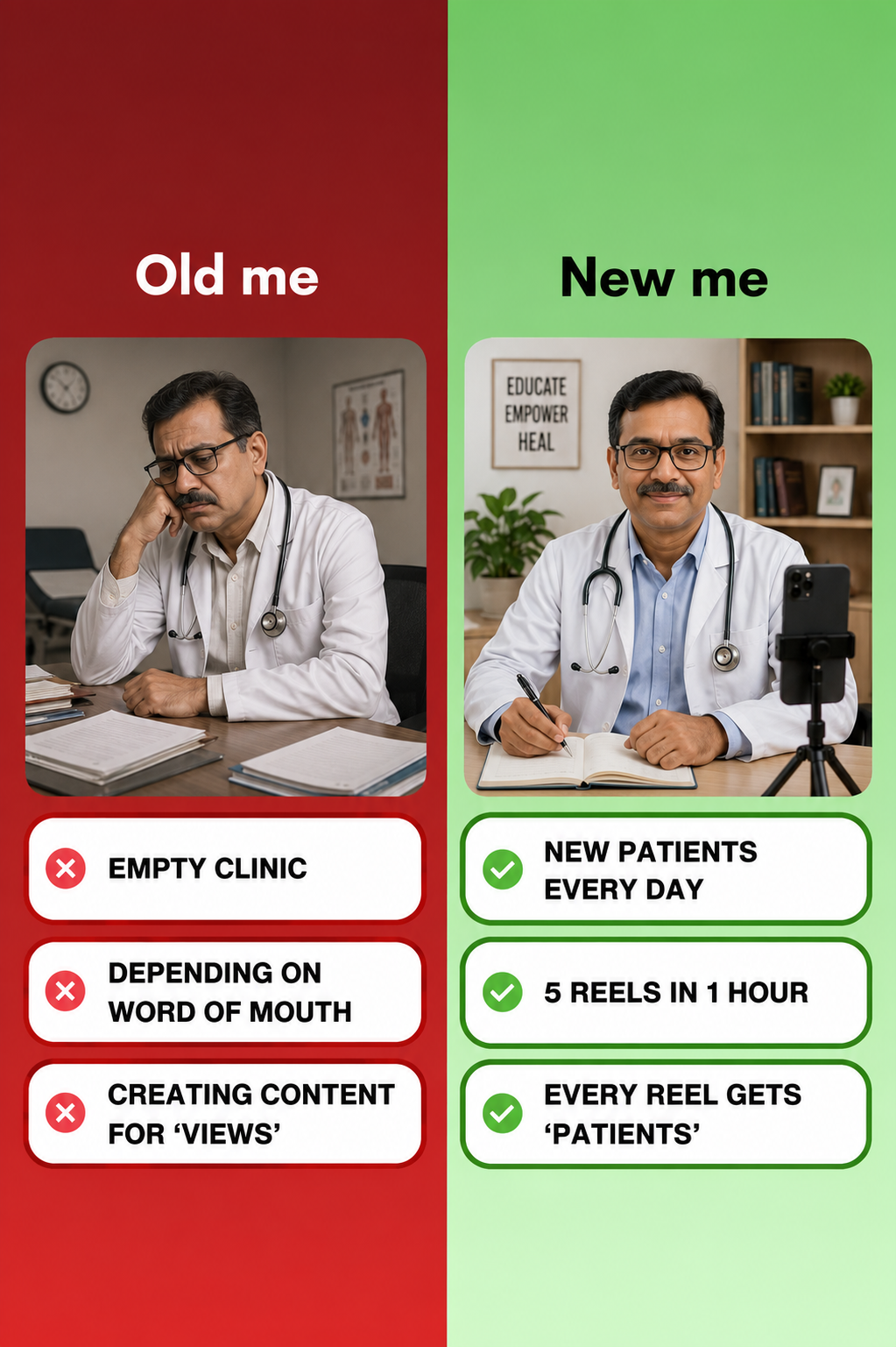 Hook Examples Facebook ad: Doctor Creator Toolkit: a Patient Conversion Engine