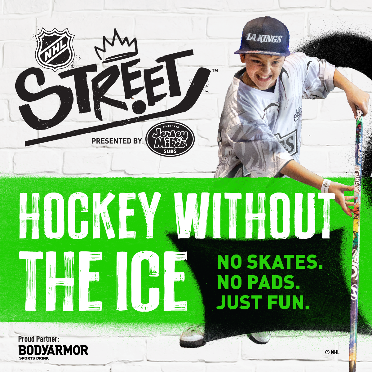NHL Street Facebook ad: No ice? No problem.