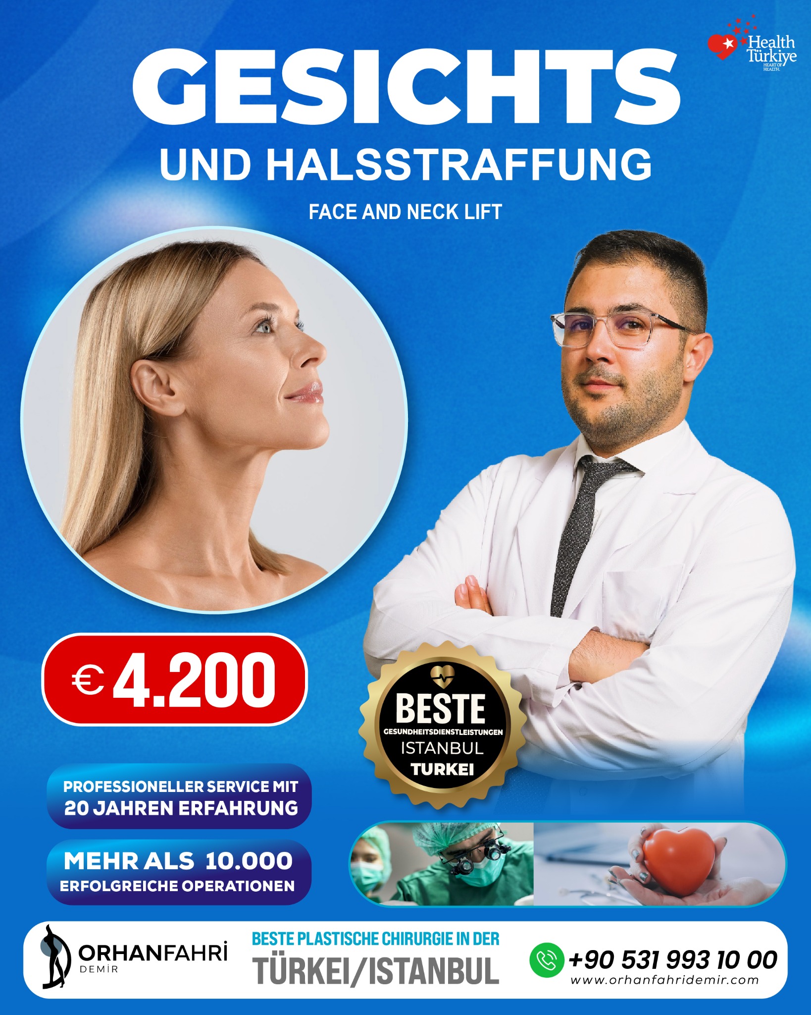 Dr. Orhan Fahri Demir Facebook ad: Beste Gesundheitsdienstleistungen Türkei/Istanbul