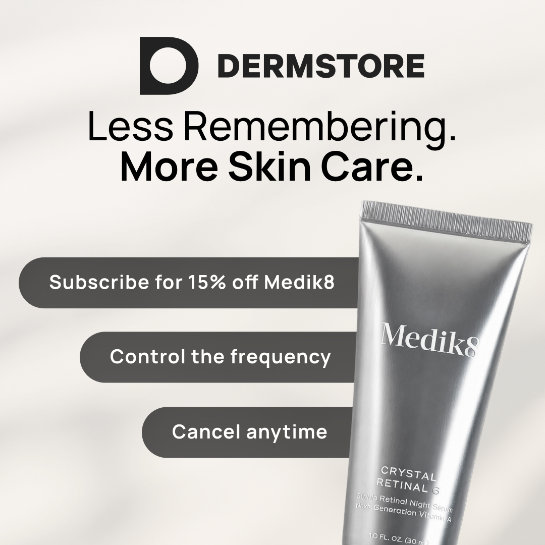 Dermstore Facebook ad: Never Run Out Again