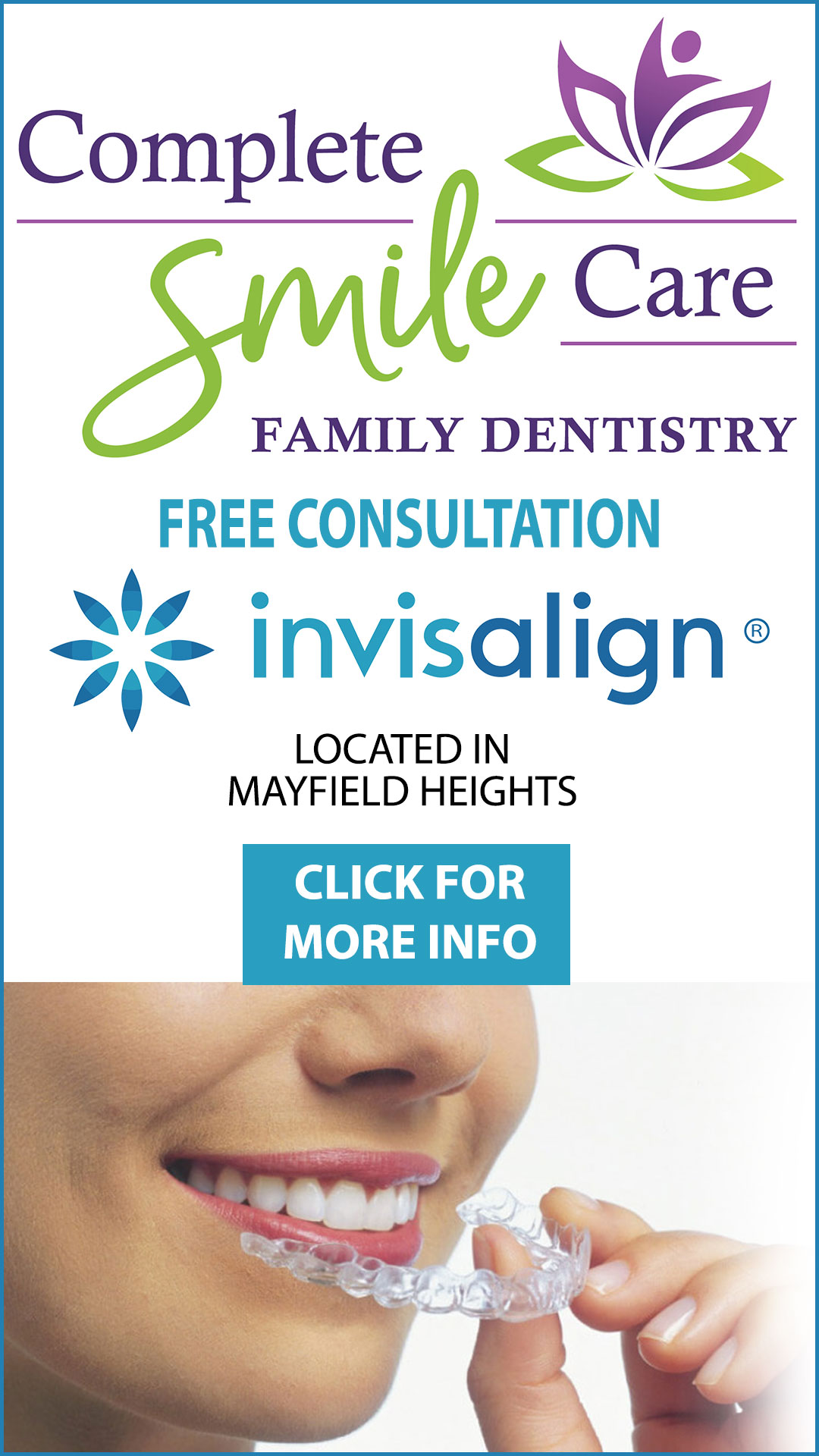 Complete Smile Care with Drs. Calabrese, Sheridan, & Hilal Facebook ad from Apr 16, 2025