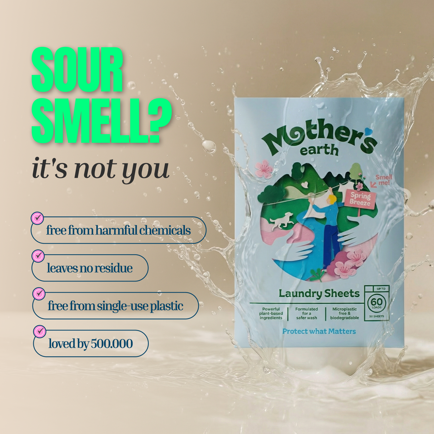 Mothers Earth Facebook ad