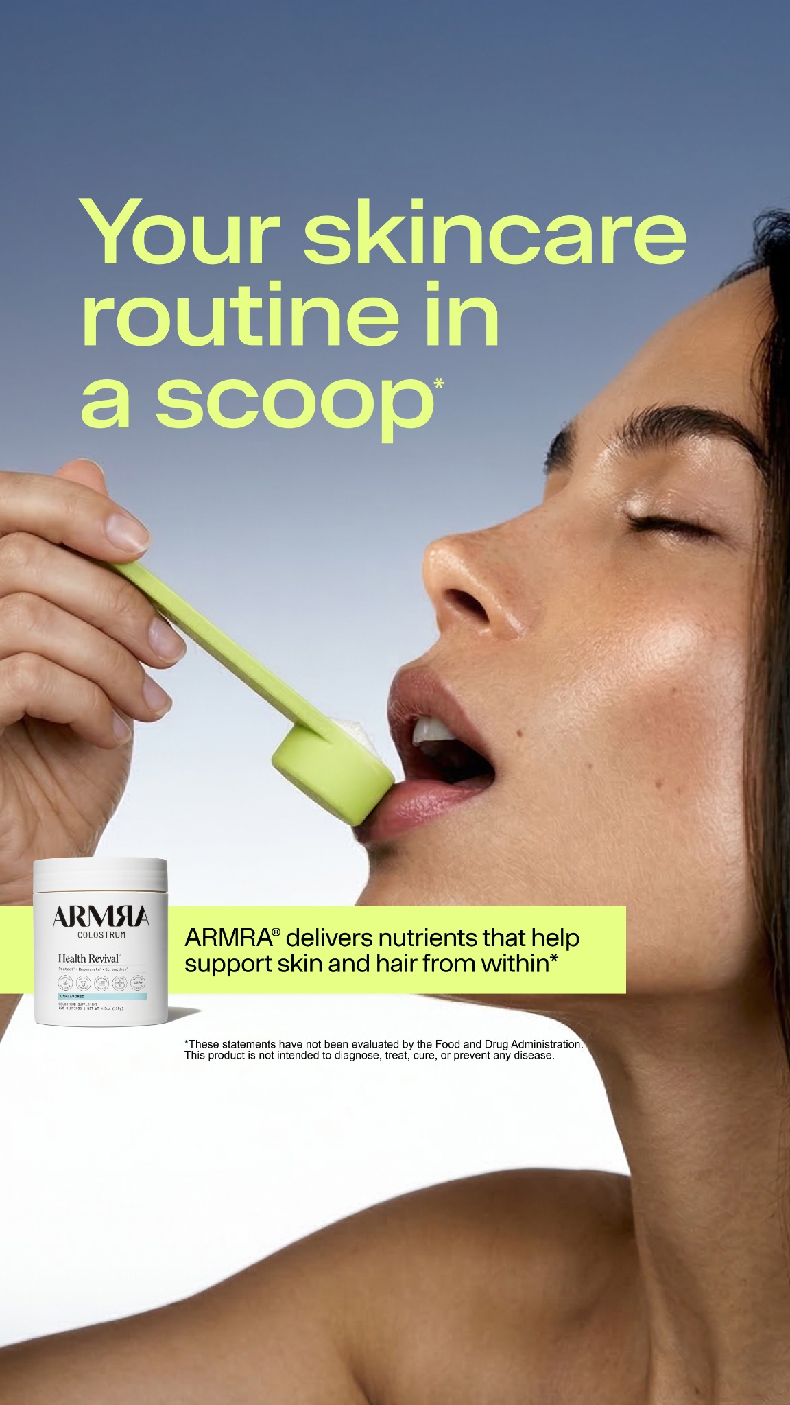 ARMRA Facebook ad