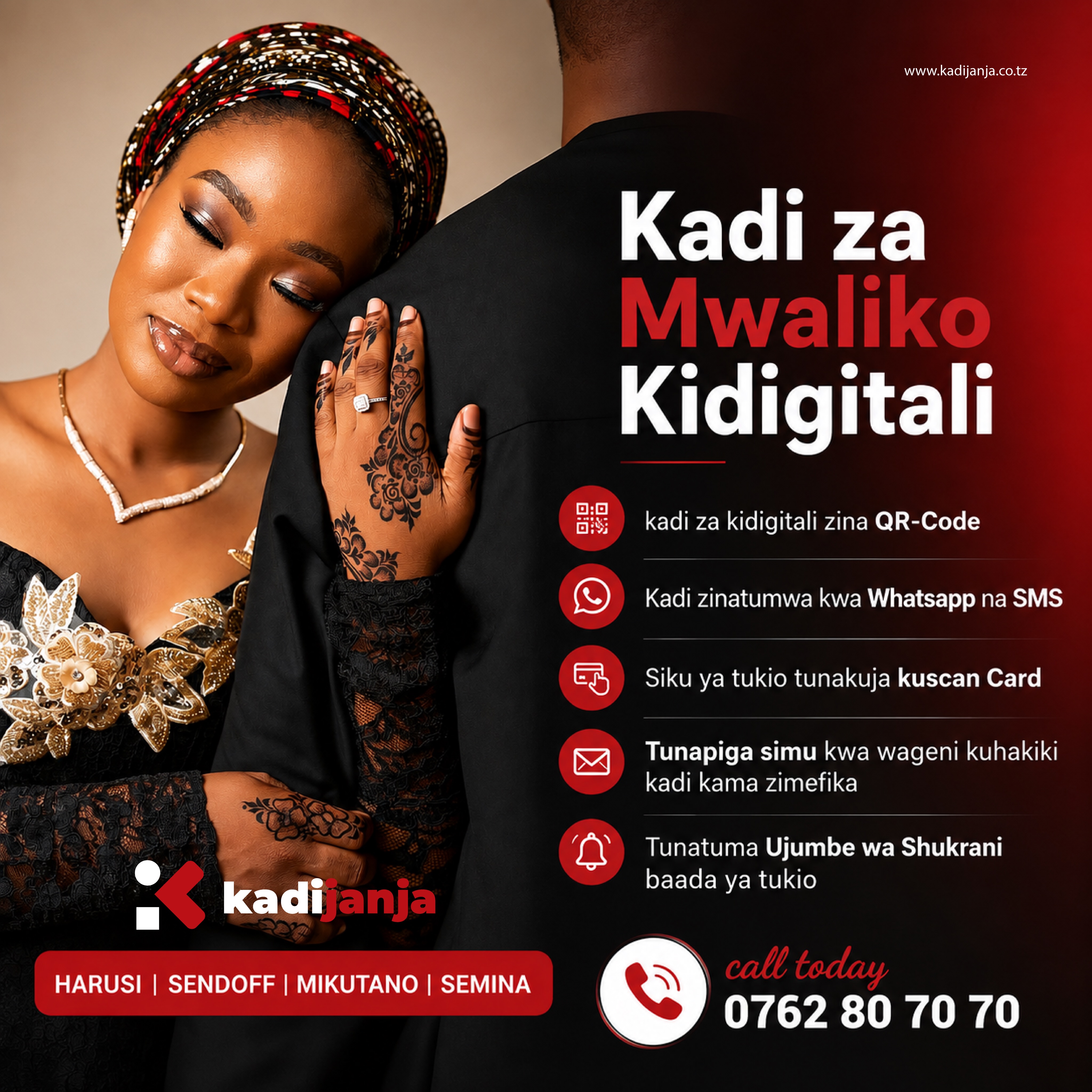 Kadijanja Facebook ad: Una Harusi au Send-Off?