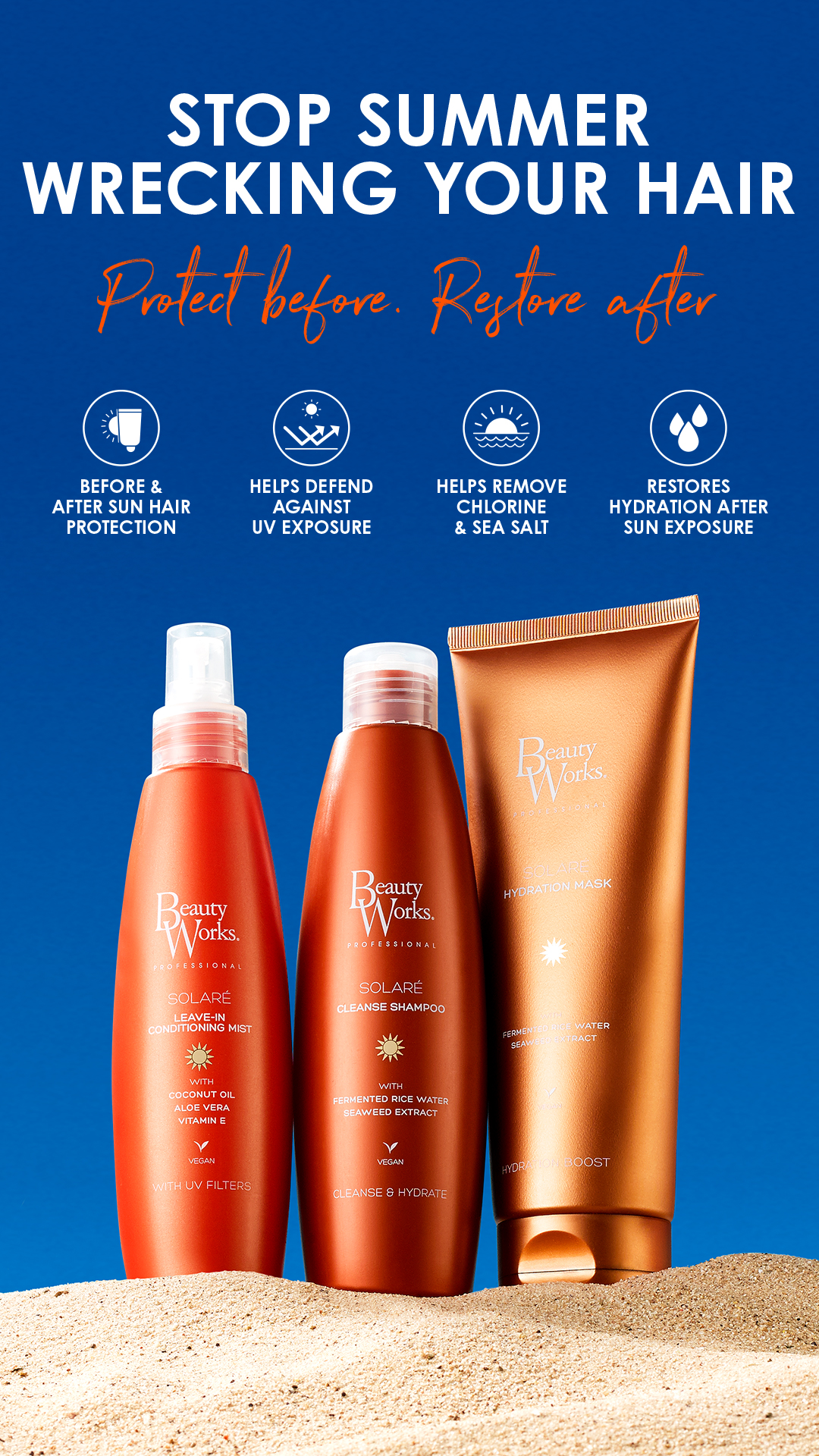 Beauty Works Professional Facebook ad