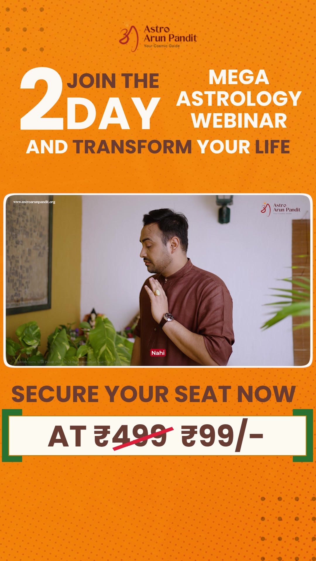 Occult Gurukul Facebook ad: Register Now @ ₹99 Only