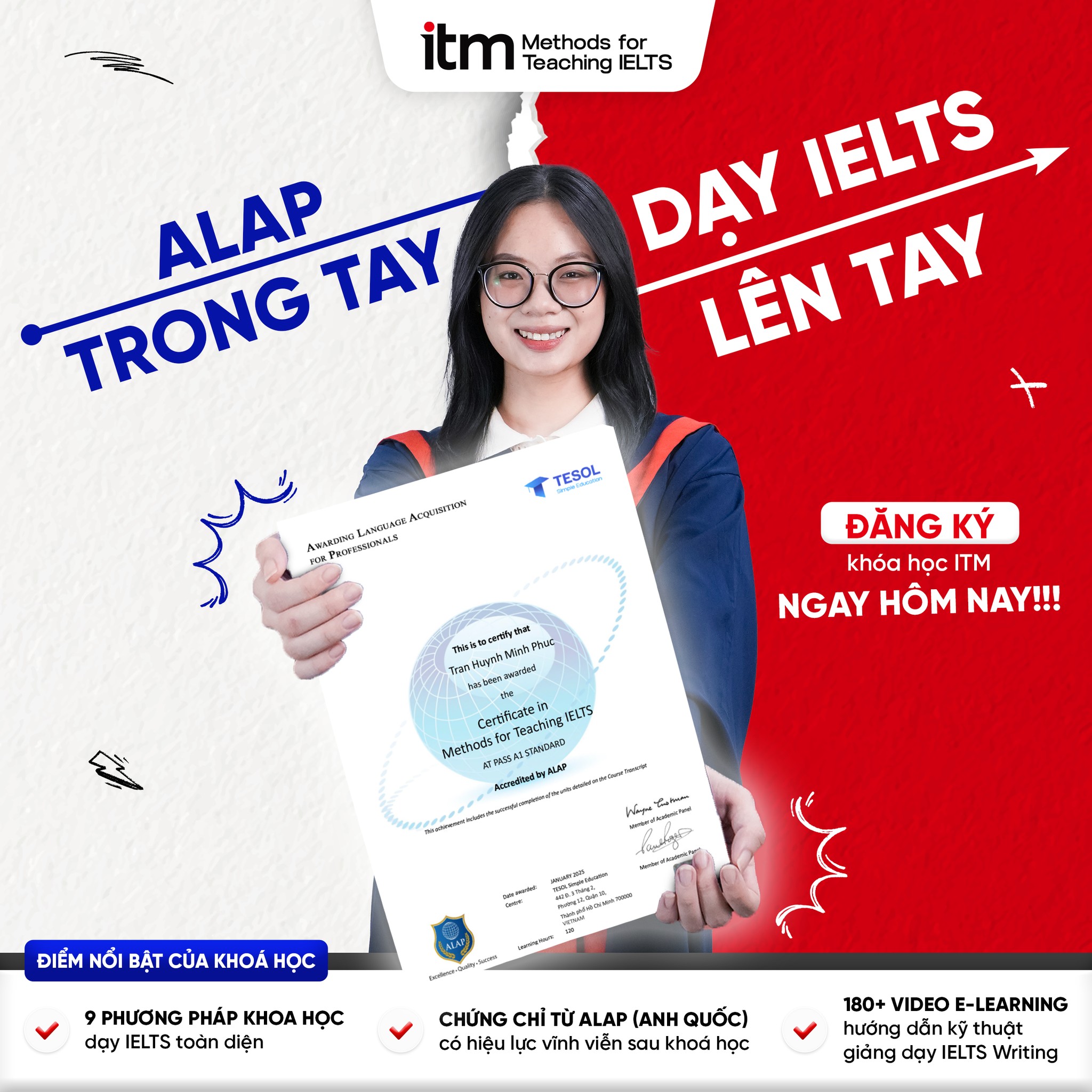 ITM - Đào tạo Giáo viên IELTS Facebook ad