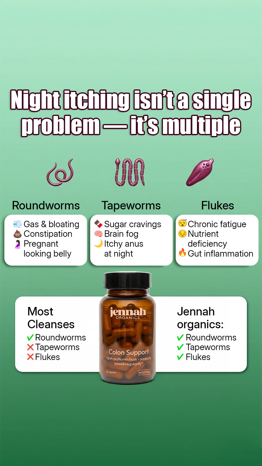 Jennah Organics Facebook ad