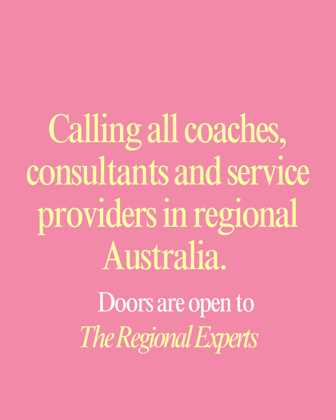 Tori Kopke - The Rural Business Coach Facebook ad: Explore the Regional Experts