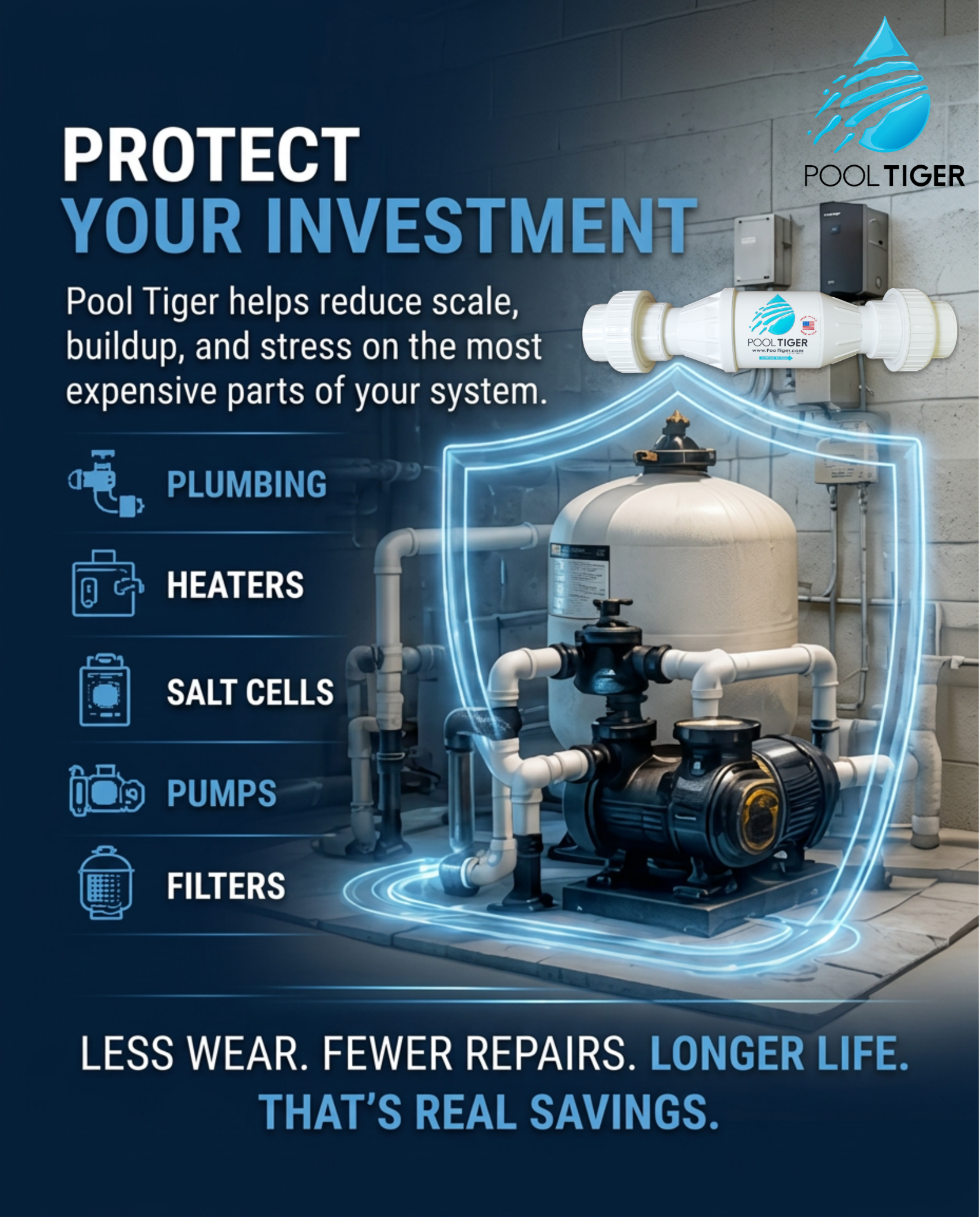 Pool Tiger Facebook ad