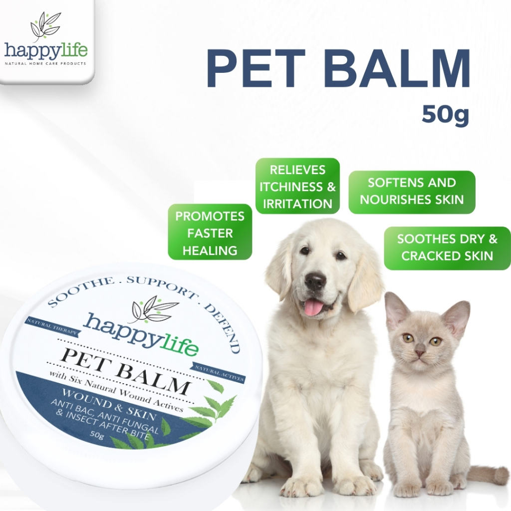 Happy life organics Facebook ad: Give your furry friends gentle, all-natural care!