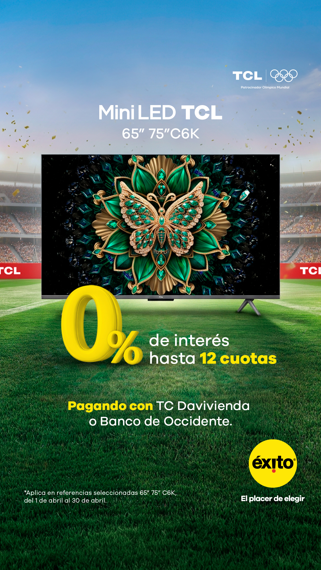 Éxito Facebook ad