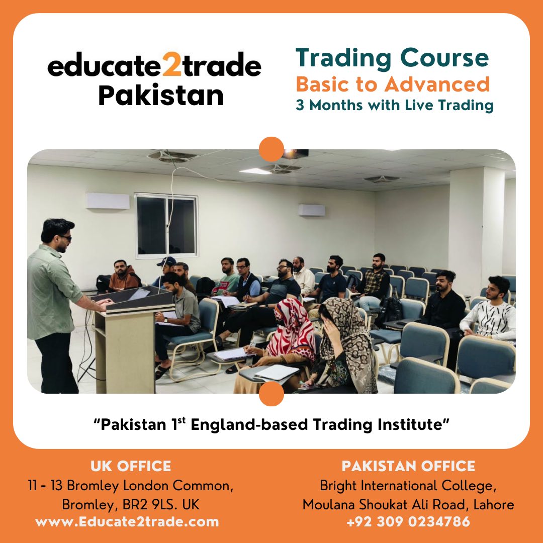 Educate2trade Pakistan Facebook ad: Forex & Crypto Trading (Basic to Advanced) 3rd…