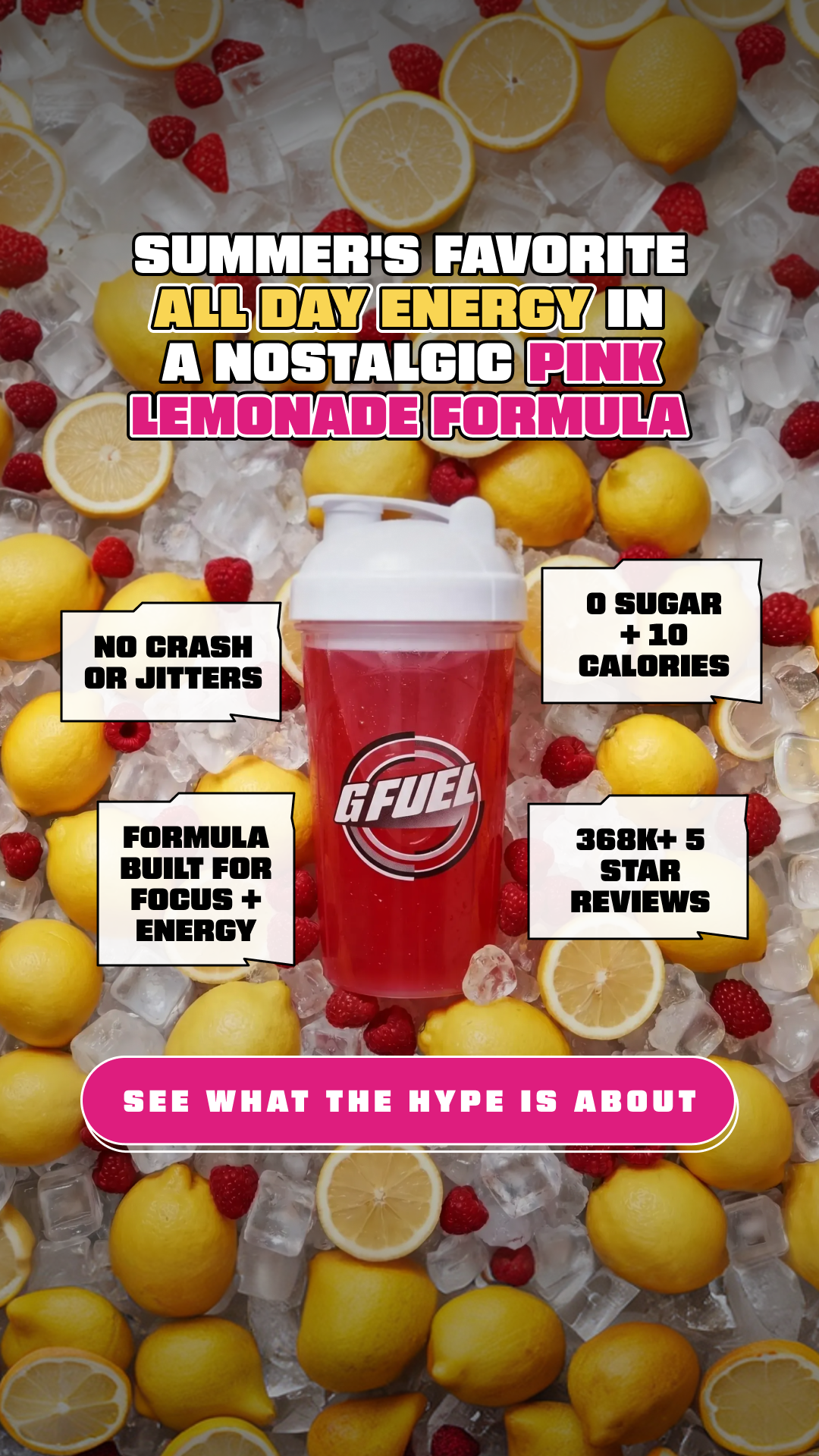 G FUEL Facebook ad