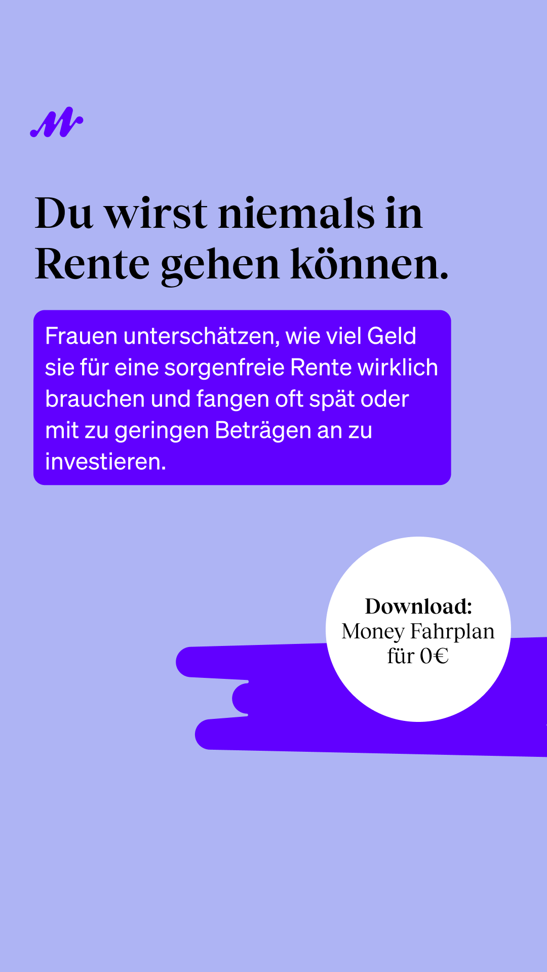Madame Moneypenny Facebook ad