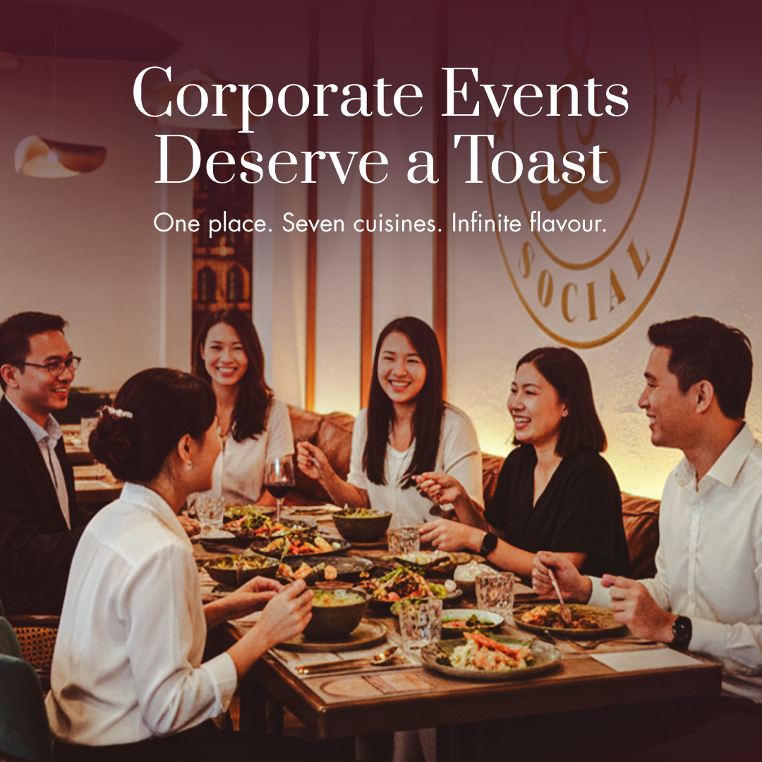 Burma Social Facebook ad: Corporate Events Deserve a Toast, Host It at…