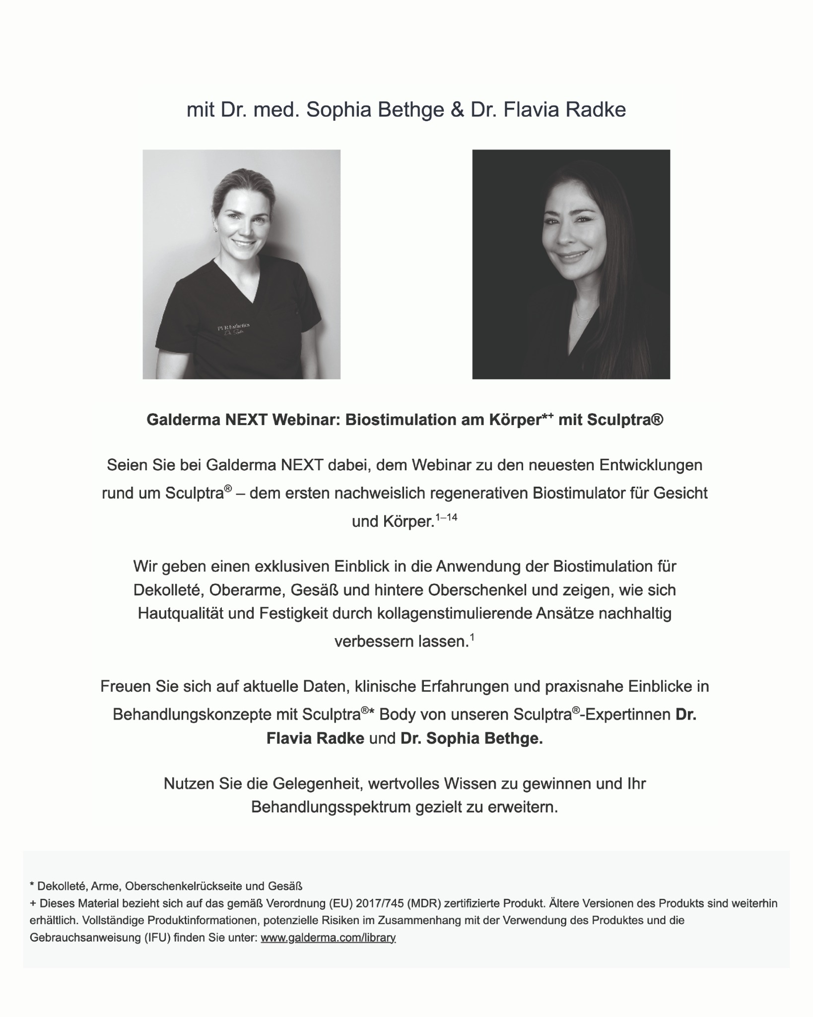 Aesthetics by Galderma Deutschland Facebook ad: Galderma NEXT Webinar