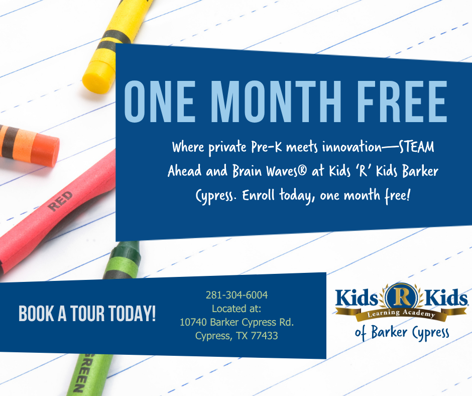 Kids 'R' Kids of Barker Cypress Facebook ad