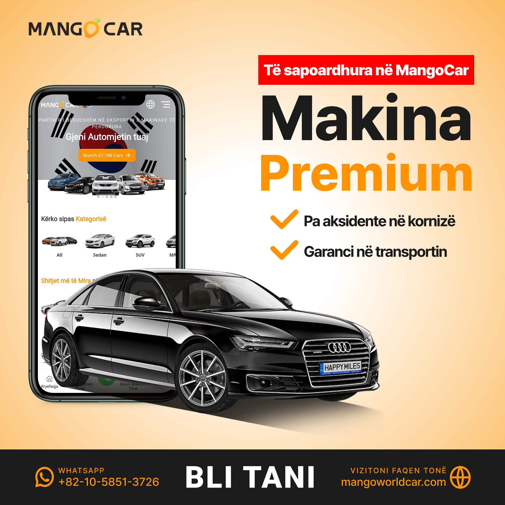 MangoCar - A Global used car export platform Facebook ad
