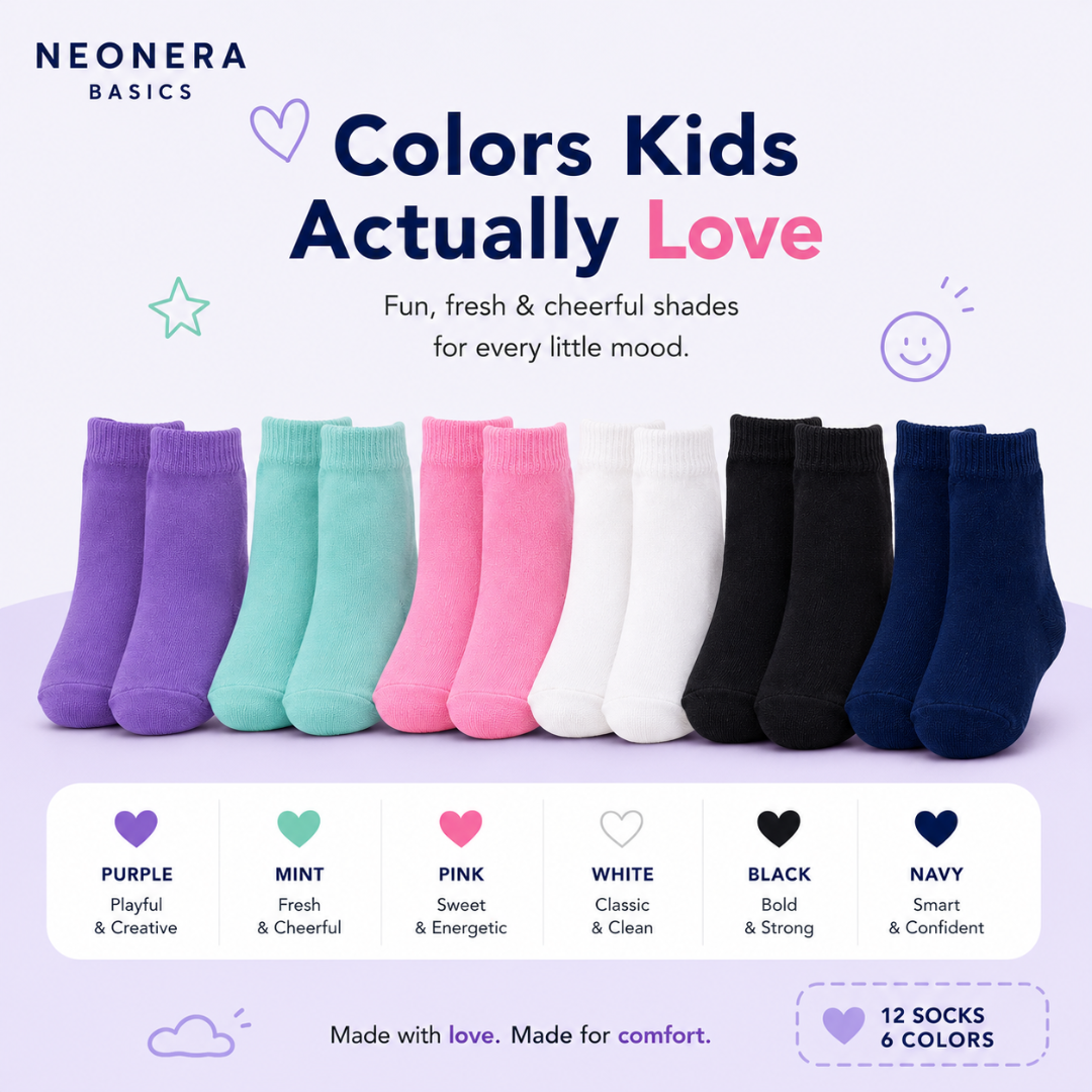 Neonera Facebook ad: The everyday socks you'll keep reaching for.