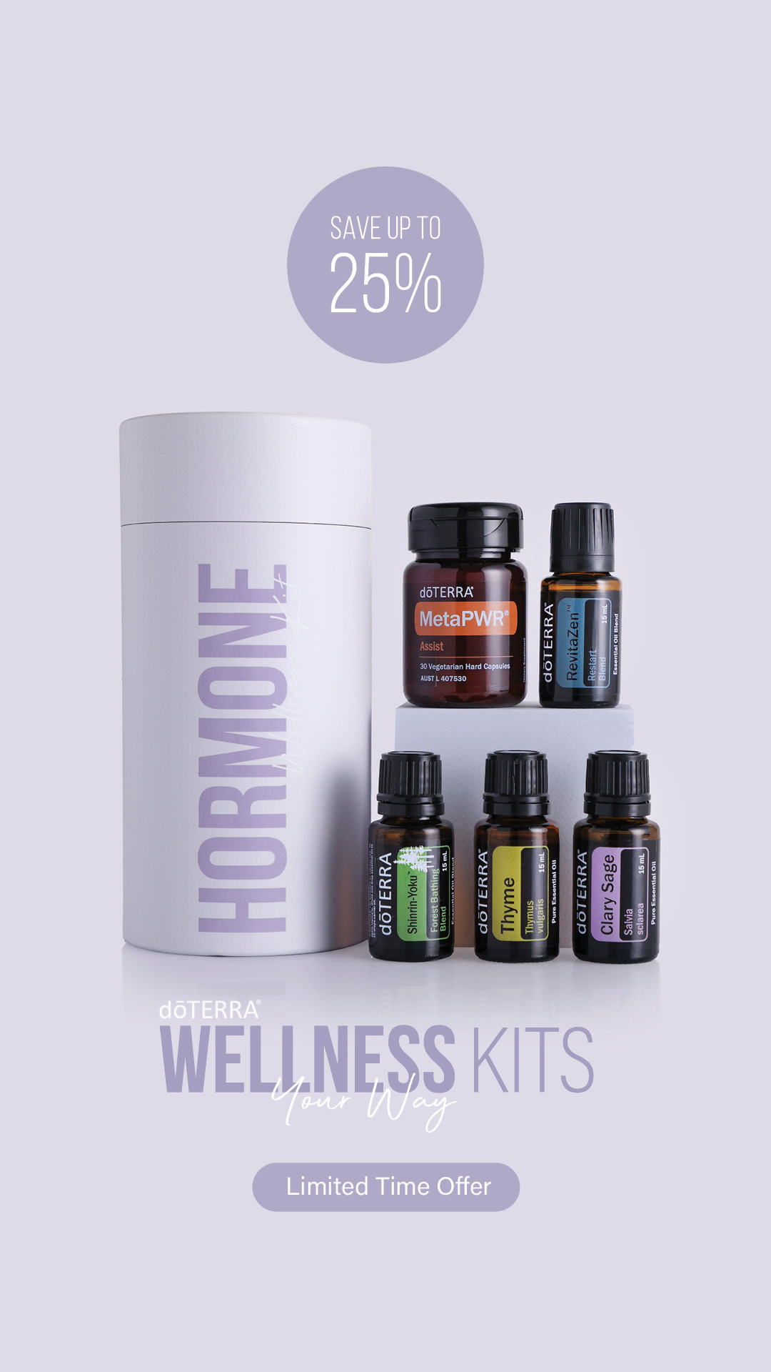 doTERRA Essential Oils New Zealand Facebook ad: Support Hormone Health