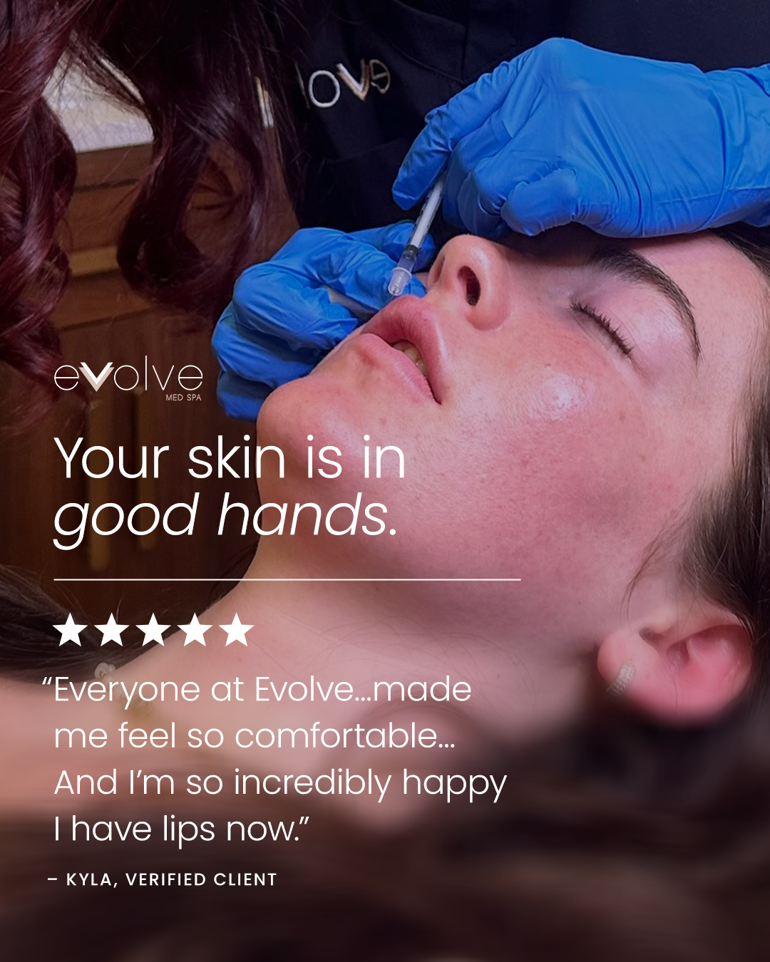 Evolve Med Spa Facebook ad: Find Your Perfect, Personalized Treatment