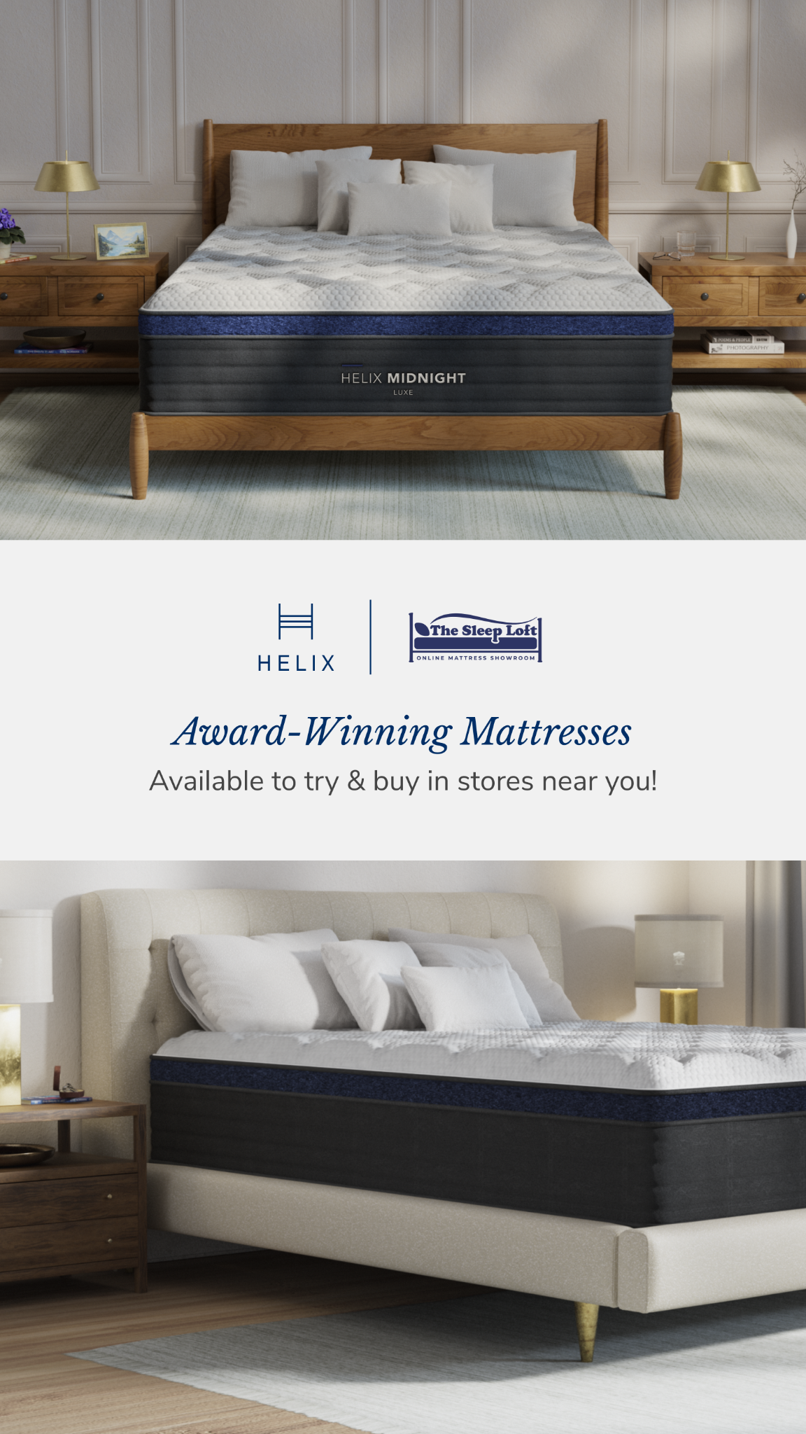 Helix Sleep Facebook ad